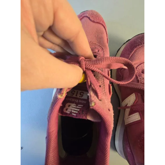 Women's New Balance 515 Pink White Sneakers Size 6.5 - Picture 10 of 11